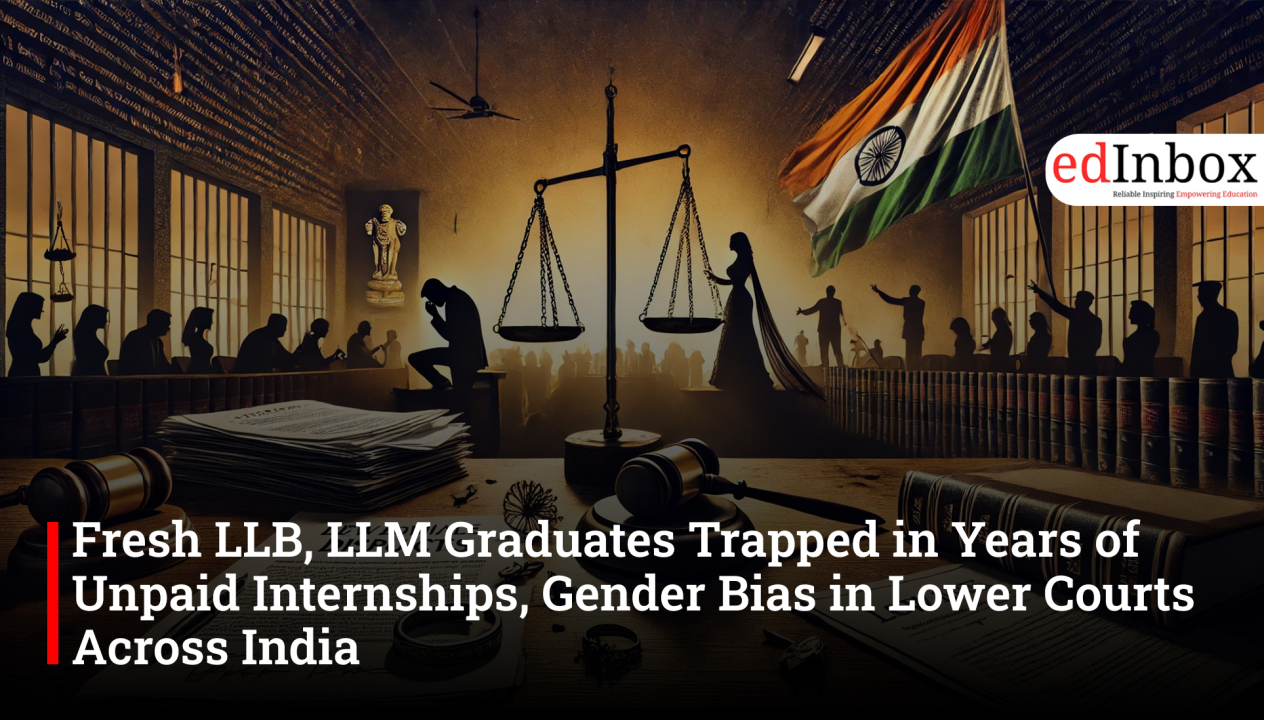 Fresh LLB, LLM Graduates Trapped in Years of Unpaid Internships, Gender Bias in Lower Courts Across India