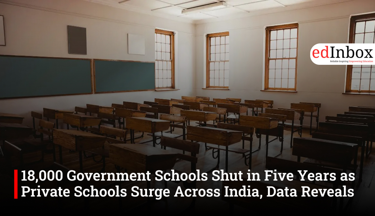 18,000 Government Schools Shut in Five Years as Private Schools Surge Across India, Data Reveals