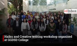 Haiku and Creative writing workshop organised at GGDSD College