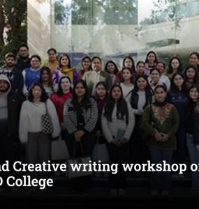 Haiku and Creative writing workshop organised at GGDSD College