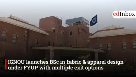 IGNOU launches BSc in fabric & apparel design under FYUP with multiple exit options