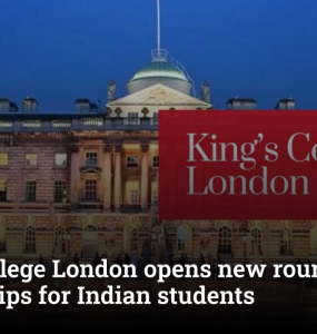 King’s College London opens new round of scholarships for Indian students