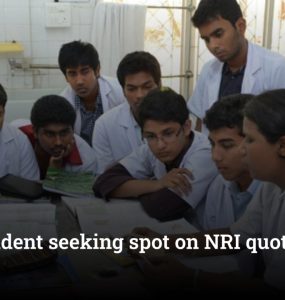 MBBS student seeking spot on NRI quota list, HC relieves