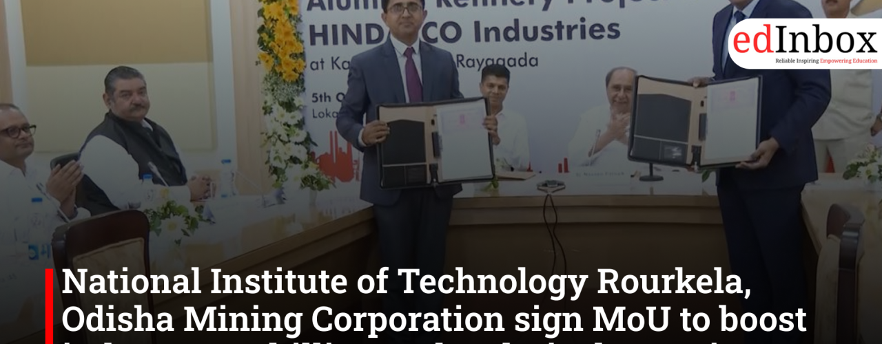 National Institute of Technology Rourkela, Odisha Mining Corporation sign MoU to boost industry upskilling and technical capacity