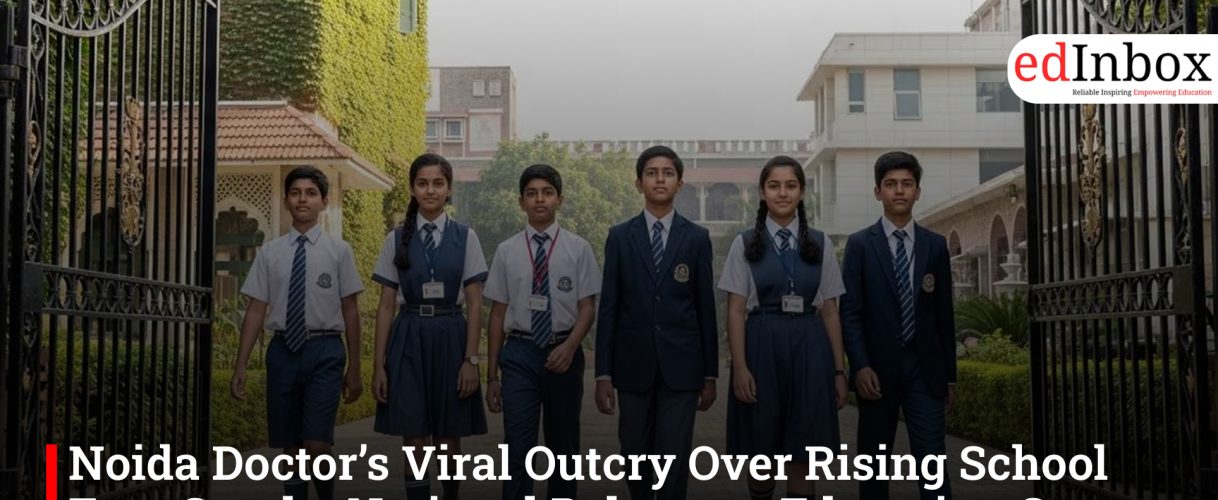 Noida Doctor’s Viral Outcry Over Rising School Fees Sparks National Debate on Education Costs