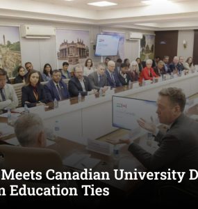 Pradhan Meets Canadian University Delegation to Deepen Education Ties