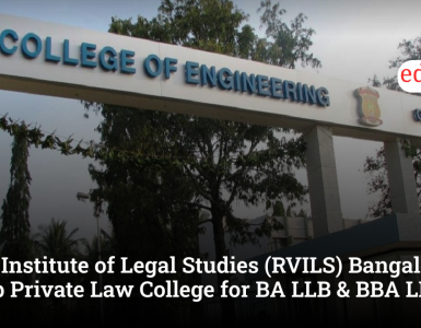 RV Institute of Legal Studies (RVILS) Bangalore: Top Private Law College for BA LLB & BBA LLB