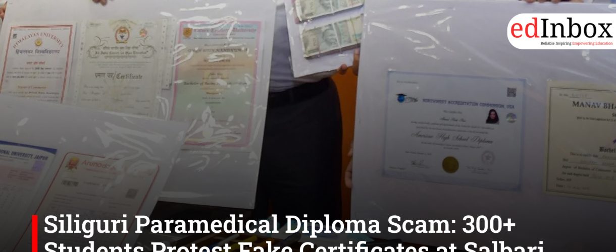 Siliguri Paramedical Diploma Scam: 300+ Students Protest Fake Certificates at Salbari Institute