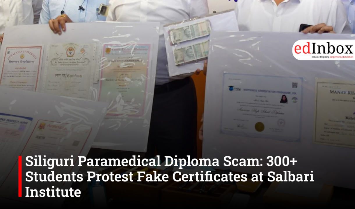 Siliguri Paramedical Diploma Scam: 300+ Students Protest Fake Certificates at Salbari Institute