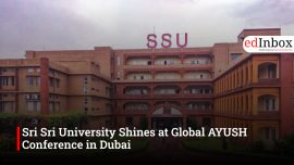 Sri Sri University Shines at Global AYUSH Conference in Dubai
