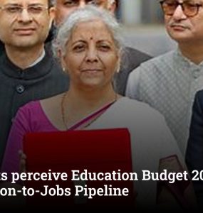 Students perceive Education Budget 2026 as Education-to-Jobs Pipeline