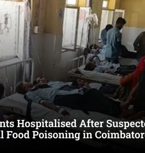 43 Students Hospitalised After Suspected Mid-Day Meal Food Poisoning in Coimbatore