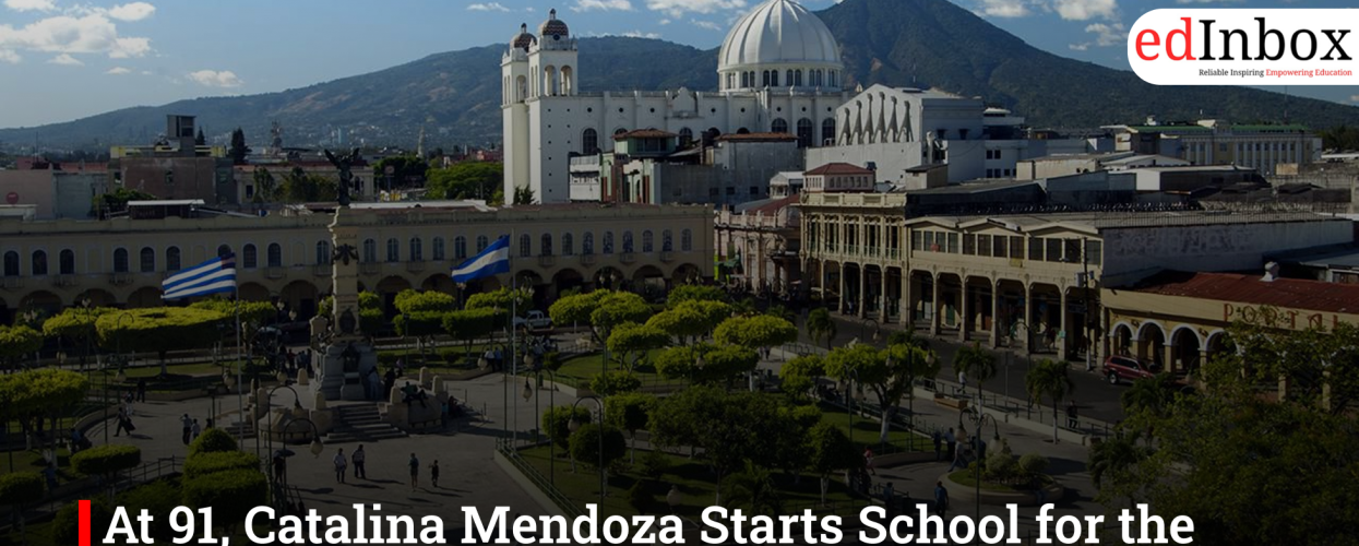 At 91, Catalina Mendoza Starts School for the First Time in El Salvador