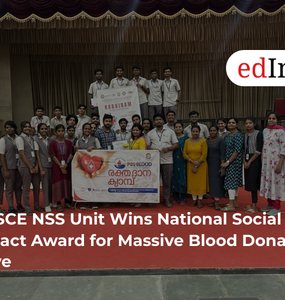 BMSCE NSS Unit Wins National Social Impact Award for Massive Blood Donation Drive