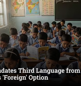 CBSE Mandates Third Language from Class 6: English as 'Foreign' Option