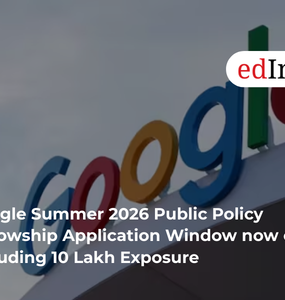 Google Summer 2026 Public Policy Fellowship Application Window now open including 10 Lakh Exposure
