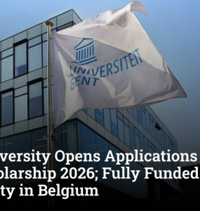 Ghent University Opens Applications for Master Mind Scholarship 2026; Fully Funded Master’s Opportunity in Belgium