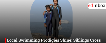 Local Swimming Prodigies Shine: Siblings Cross Mandovi River, Inspire Young Athletes