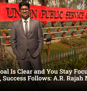 If Your Goal Is Clear and You Stay Focused on the Syllabus, Success Follows: A.R. Rajah Mohaideen