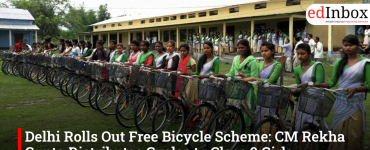 Delhi Rolls Out Free Bicycle Scheme: CM Rekha Gupta Distributes Cycles to Class 9 Girls