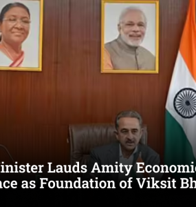 Union Minister Lauds Amity Economics Conference as Foundation of Viksit Bharat