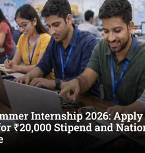 NHAI Summer Internship 2026: Apply Before April 15 for ₹20,000 Stipend and Nationwide Exposure