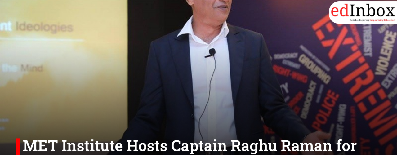 MET Institute Hosts Captain Raghu Raman for Guest Lecture on March 27