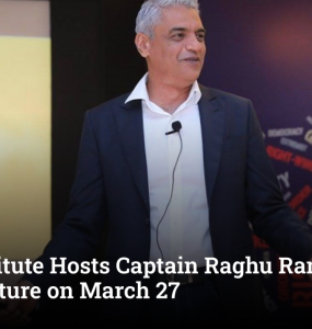 MET Institute Hosts Captain Raghu Raman for Guest Lecture on March 27