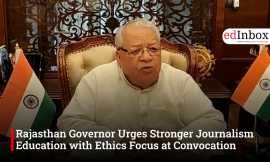 Rajasthan Governor Urges Stronger Journalism Education with Ethics Focus at Convocation