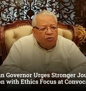 Rajasthan Governor Urges Stronger Journalism Education with Ethics Focus at Convocation