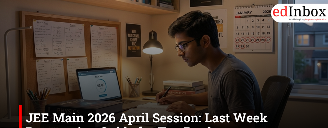 JEE Main 2026 April Session: Last Week Preparation Guide for Top Ranks