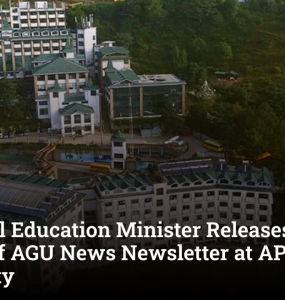 Himachal Education Minister Releases 3rd Edition of AGU News Newsletter at APG Shimla University