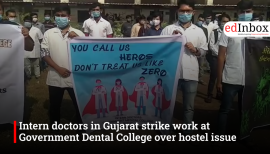 Intern doctors in Gujarat strike work at Government Dental College over hostel issue