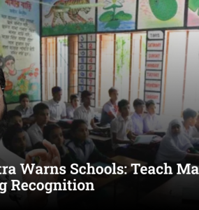 Maharashtra Warns Schools: Teach Marathi or Risk Losing Recognition