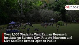 Over 1,000 Students Visit Raman Research Institute on Science Day; Private Museum and Live Satellite Demos Open to Public