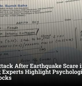 Panic Attack After Earthquake Scare in Kolkata; Experts Highlight Psychological Aftershocks
