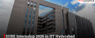 SURE Internship 2026 in IIT Hyderabad application opens, 250 seats available