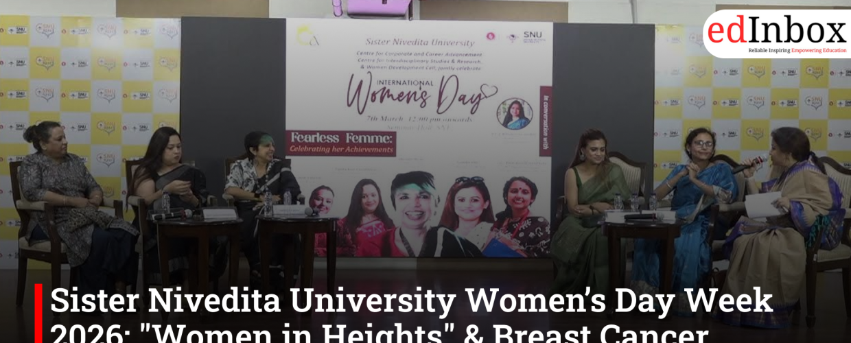 Sister Nivedita University Women’s Day Week 2026: "Women in Heights" & Breast Cancer Screening Camp