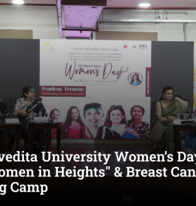 Sister Nivedita University Women’s Day Week 2026: "Women in Heights" & Breast Cancer Screening Camp