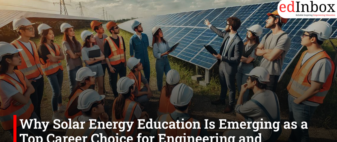 Why Solar Energy Education Is Emerging as a Top Career Choice for Engineering and Management Students