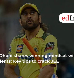 MS Dhoni shares winning mindset with IIT students: Key tips to crack JEE