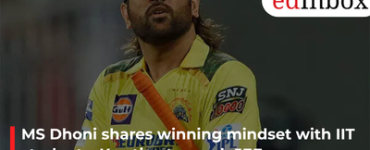 MS Dhoni shares winning mindset with IIT students: Key tips to crack JEE
