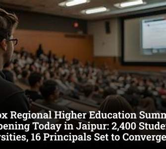 Edinbox Regional Higher Education Summit 2026 is happening Today in Jaipur 2,400 Students, 15 Universities, 16 Principals Set to Converge