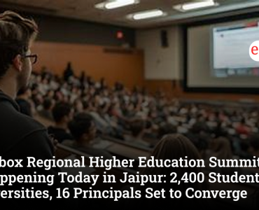 Edinbox Regional Higher Education Summit 2026 is happening Today in Jaipur 2,400 Students, 15 Universities, 16 Principals Set to Converge