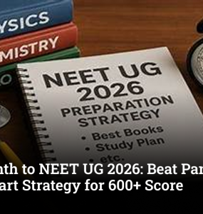 One Month to NEET UG 2026: Beat Panic with This Smart Strategy for 600+ Score