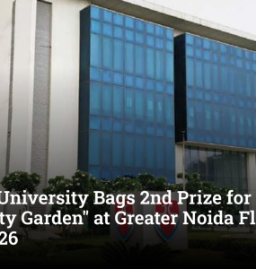 Bennett University Bags 2nd Prize for "Best University Garden" at Greater Noida Flower Show 2026