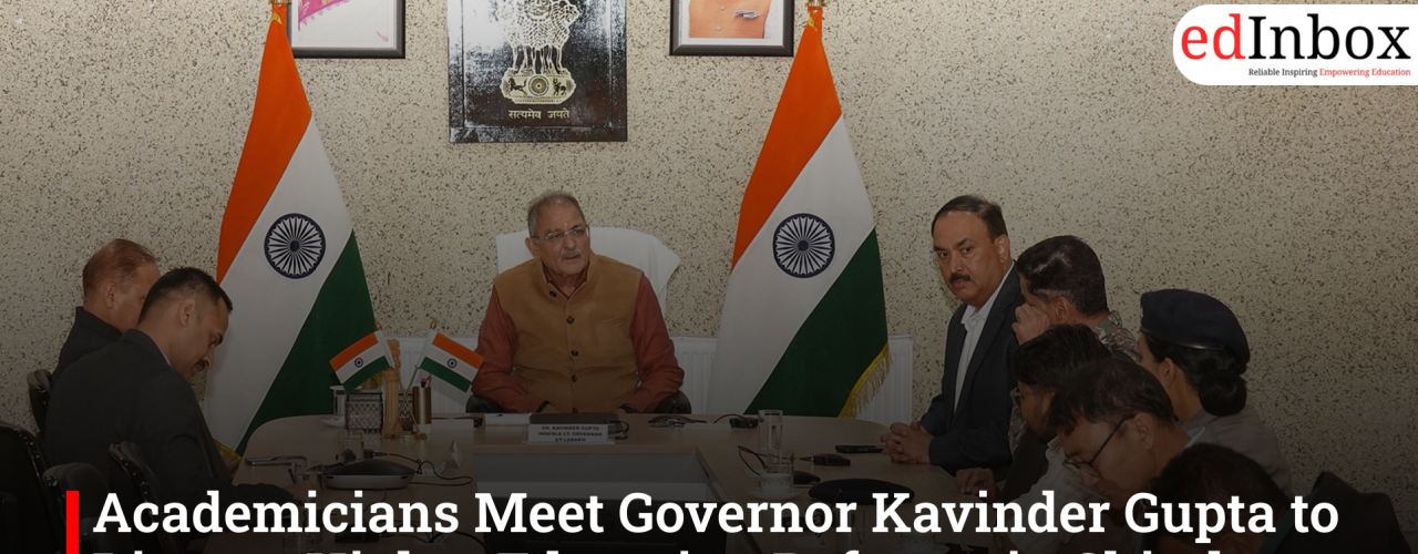 Academicians Meet Governor Kavinder Gupta to Discuss Higher Education Reforms in Shimla