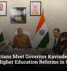 Academicians Meet Governor Kavinder Gupta to Discuss Higher Education Reforms in Shimla