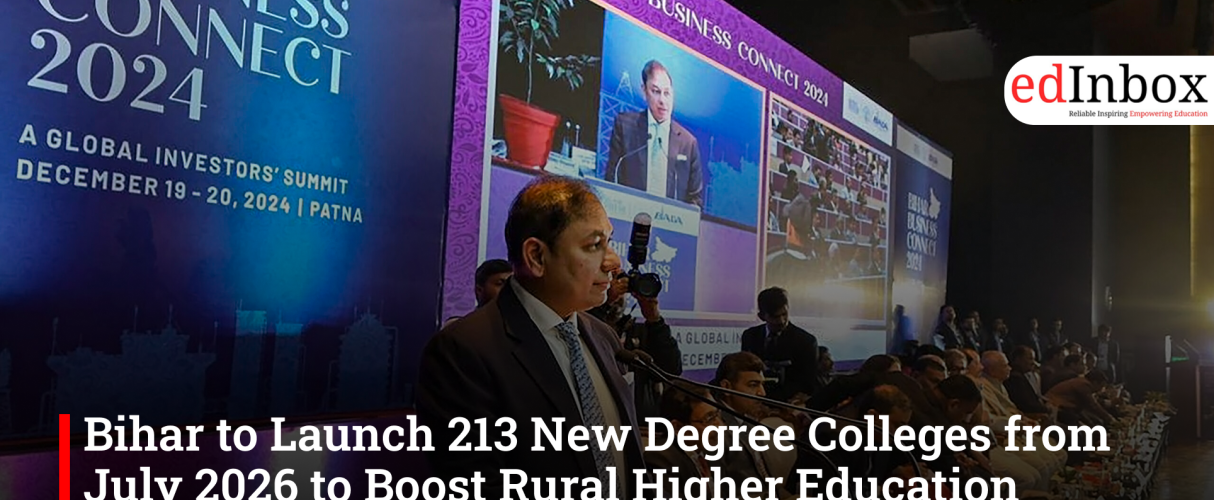 Bihar to Launch 213 New Degree Colleges from July 2026 to Boost Rural Higher Education Access