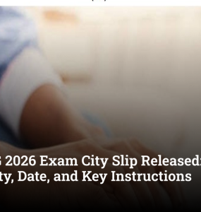 NEET UG 2026 Exam City Slip Released: Check City, Date, and Key Instructions